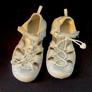 Keen silver water shoes size toddler 13